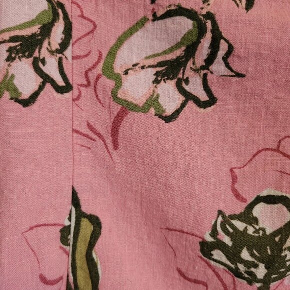 ZARA Linen-Blend Puff Sleeve Blouse XS - Picture 5 of 10